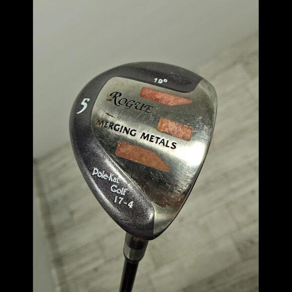 Other - Pole-Kat Golf Rogue Series 5W Merging Metals Club Rogue Mid-Flex Graphite Shaft